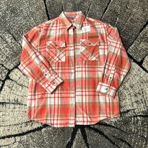 Simply Southern pink plaid shacket